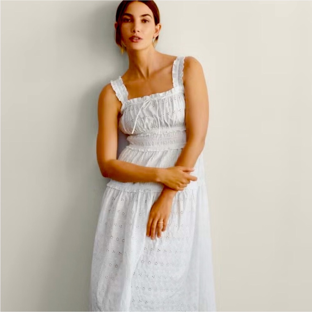 Gap x Doen white eyelet dress XL
